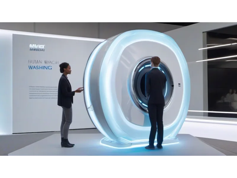 人間洗濯機が登場!未来のライフスタイルとは?